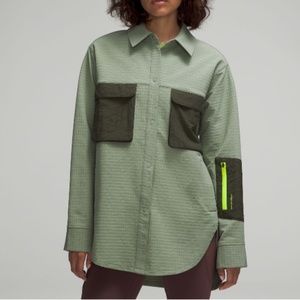 New Without Tags Lululemon Grid Fleece Hiking Overshirt